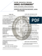 Evaluación Diagnóstica Ciencias Sociales Secundaria