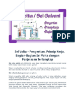 Sel Volta Dan Penjelasannya