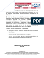 Ap-Sst-Da-01 Politica de Seguridad y Salud en El Trabajo