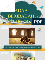 Adab Ibadah Di Masjid