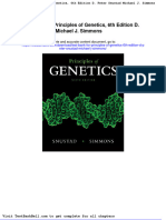Test Bank For Principles of Genetics 6th Edition D Peter Snustad Michael J Simmons