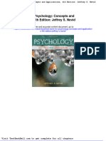 Test Bank For Psychology Concepts and Applications 4th Edition Jeffrey S Nevid