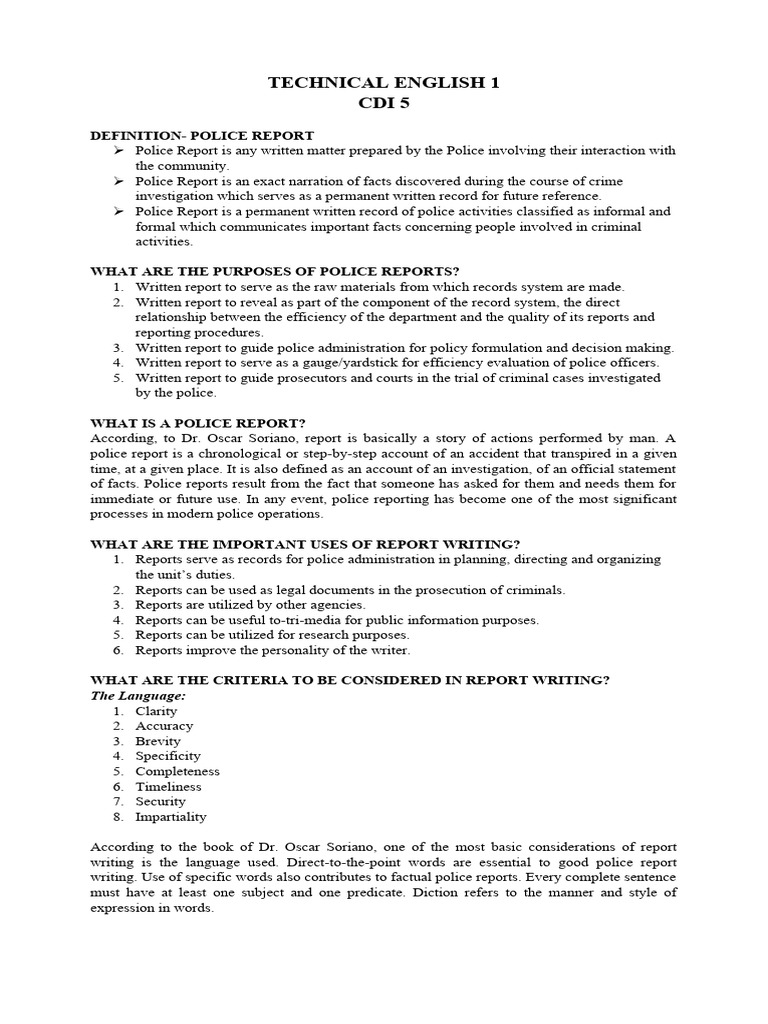 Technical English Block 3C | PDF
