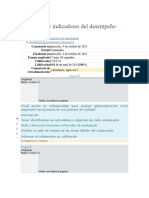 Evaluación e Indicadores Del Desempeño Examen Semana 6