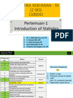 6.1. Materi-1 Stat Kebumian Introduction TA-E Jumat 09.00