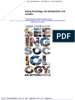 Test Bank for Seeing Sociology an Introduction 3rd Edition Joan Ferrante