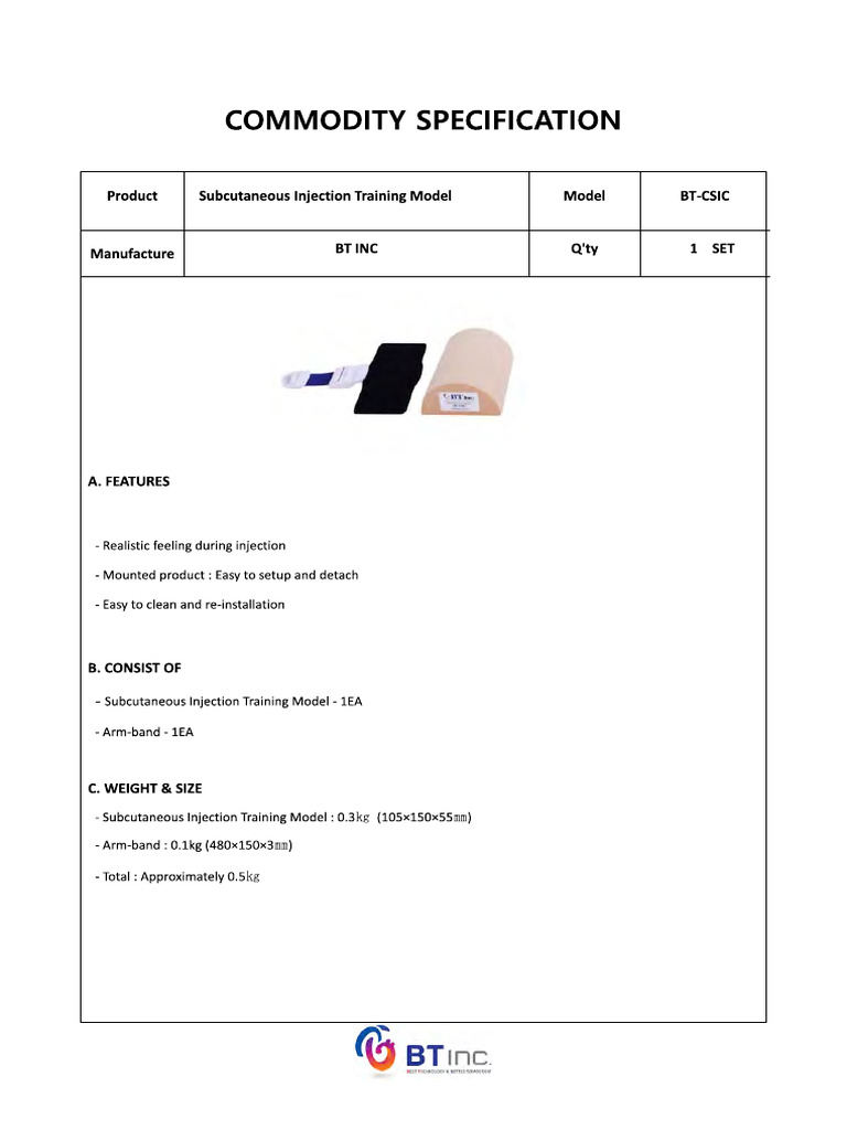 BT-CSIC Specification (ENG) | PDF