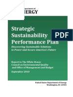 US Department of Energy DOE: Sustainability Plan 2010