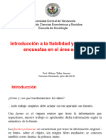 Introducción A La Fiabilidad y Validez de Encuestas en El Área Social