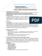 Terminos de Referencia Mantenimiento de Calle 27 de Mayo