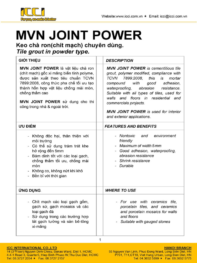 MVN Joint Power | PDF
