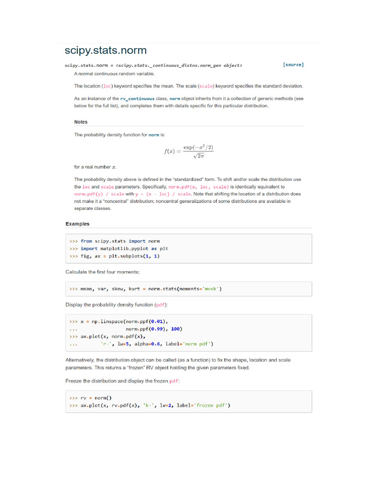 Numpy Array Methods And Attributes Docs Scipy Documentation Pdf