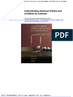 Test Bank For Understanding American Politics and Government 2nd Edition by Coleman