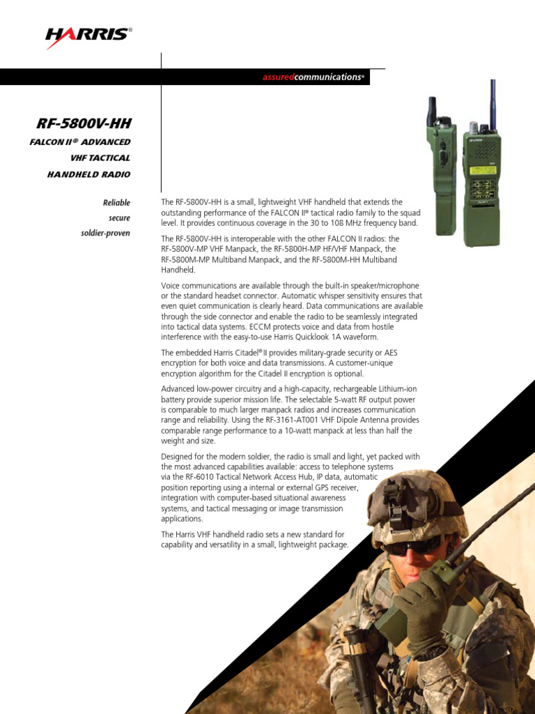 RF-5800V-HH: Assured | PDF