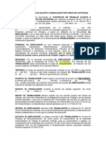 Contrato de Trabajo Sujeto a Modalidad Por Inicio de Actividad- Botica