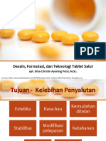 Desain, Formulasi, Dan Teknologi Tablet Salut