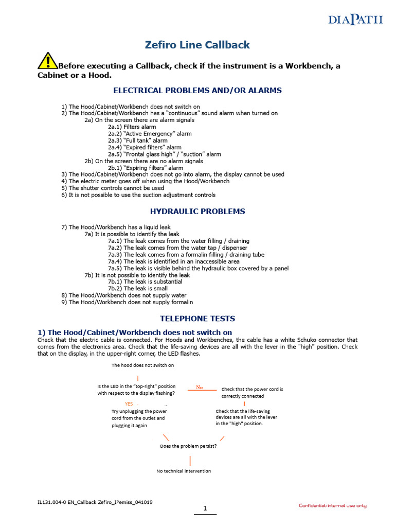 Zefiro Callback Troubleshooting Guide | PDF