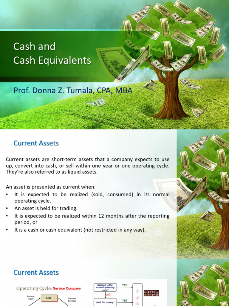 IA1 Cash and Cash Equivalents Updated | PDF