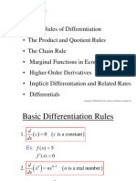 Derivatives Rules