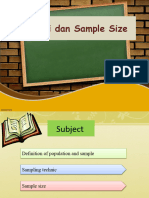 Populasi Dan Sample Size