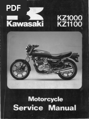 1981-1982 Kawasaki KZ1000 KZ1100 Motorcycle Repair Service
