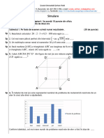 2020v2 Simulare Matematica