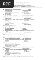 Pe&h Summative Test