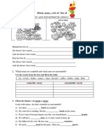 Much and Many Grammar Drills Grammar Guides Tests - 144110