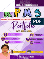 CATAQUEZ, JOY T. Grade 2 Portfolio RPMS 2022-2023