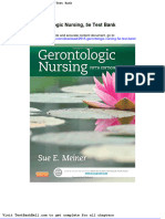 2015 Gerontologic Nursing 5e Test Bank Download