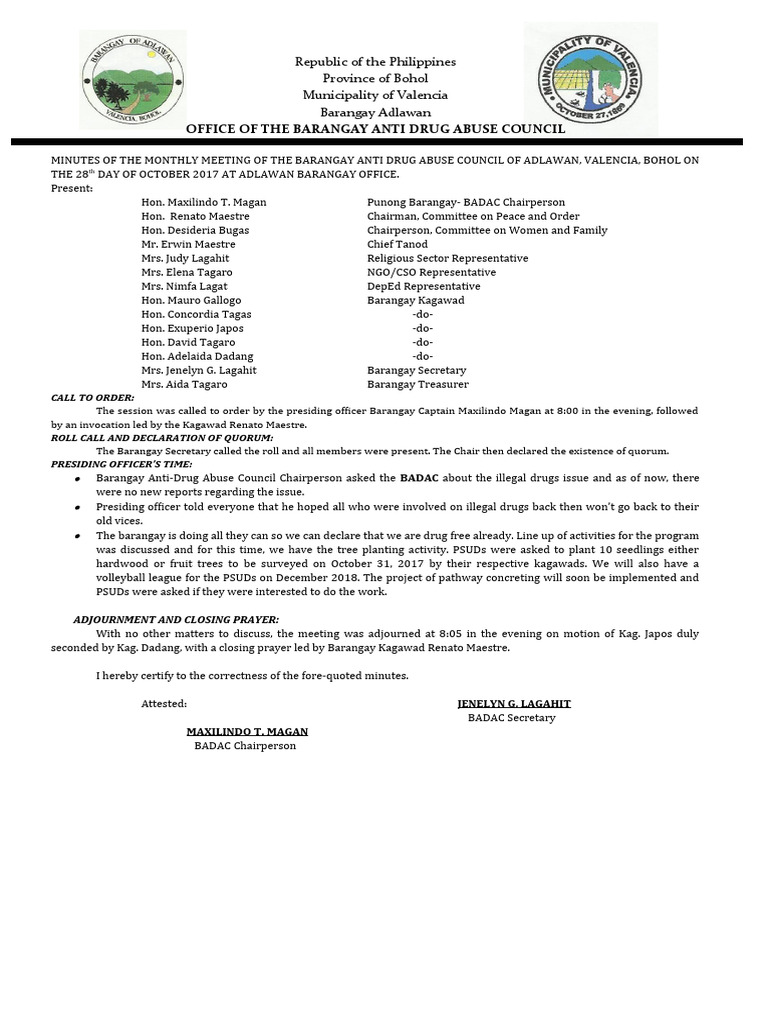 Badac Meeting October Pdf