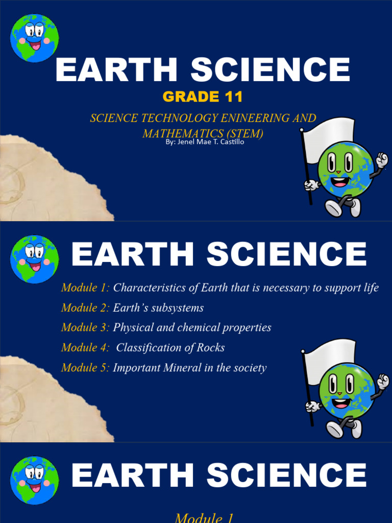 Module 1Earth Science PDF