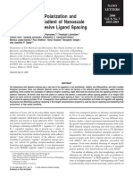 Induction of Cell Polarization and Migration by A Gradient of Nanoscale Variations in Adhesive Ligand Spacing