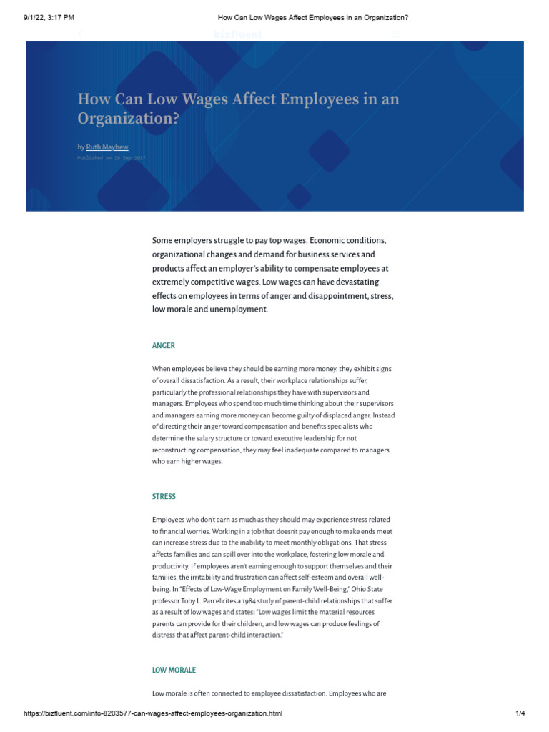how-can-low-wages-affect-employees-in-an-organization-pdf