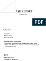 Case Report Cad 31 Agustus 2023
