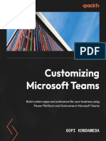 Customizing Microsoft Teams ( - W - Pacb189
