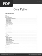 Core Python Cheatsheet - W - Java119