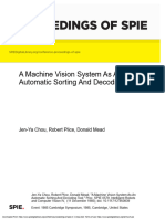 [1985] A Machine Vision System As An Automatic Sorting And Decoding Tool
