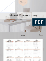 Calendario Ecommerce 2023 El Columpio Digital Editable