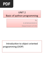 Unit 2 Introduction