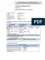 Sesion de Aprendizaje #10 - 2do Grado San Antonio de Padua