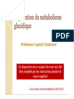 1-Pr Chabraoui - Exploration Métabolisme Glucidique