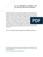 Metodología para Una Rehabilitación Sostenible: Caso Viviendas de Estilo Victoriano, Playa Ancha, Valparaíso.