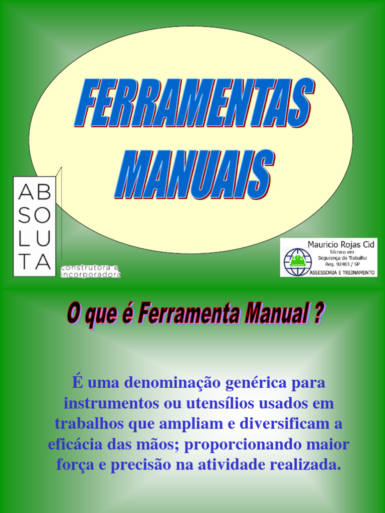 Segurança no Uso de Ferramentas Manuais | PDF | Casa e Jardim