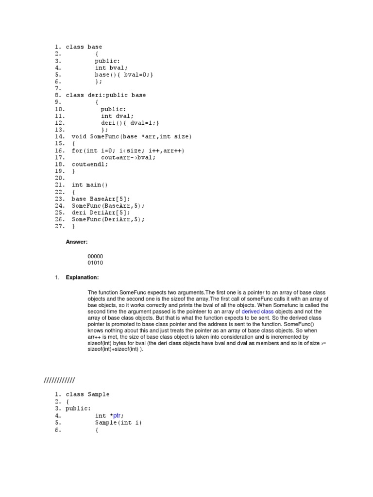 C++ Inheritance & Polymorphism Guide | PDF | Programming Paradigms ...