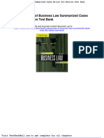 Fundamentals of Business Law Summarized Cases Miller 8th Edition Test Bank Download