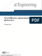 Novel Diffractive Optical Element: Binary Photon Sieve