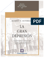 La Gran Depresion Murray Rothbard