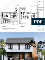 Villa Canggu Plan & 3d