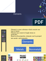 Element and Compound